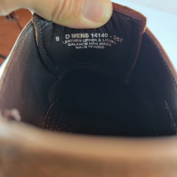 Florsheim Saddle Tan Castellano Cap Size 8 - Picture 7 of 9